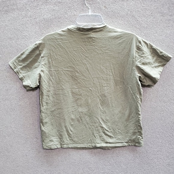 Britney Spears Women Top Small Green Oversized T-Shirt H&M Short Sleeve Tee - Picture 4 of 6